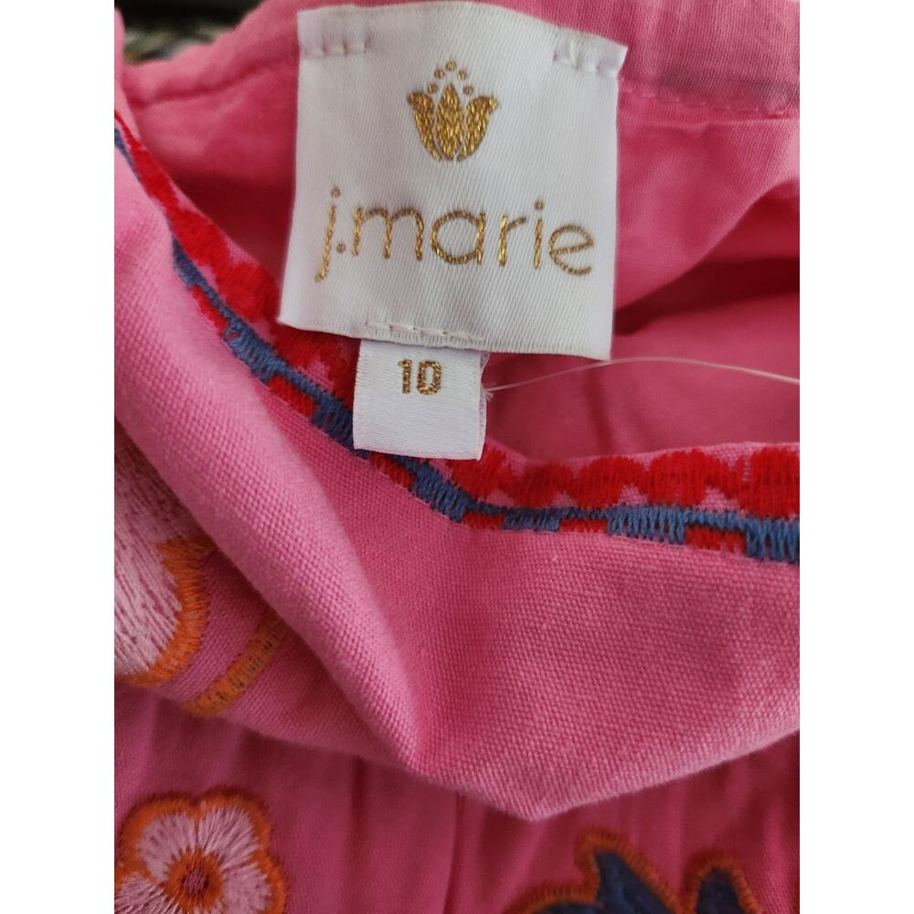 10 New with Tags J.Marie Landon Embroidered Tiered Dress - Picture 4 of 4